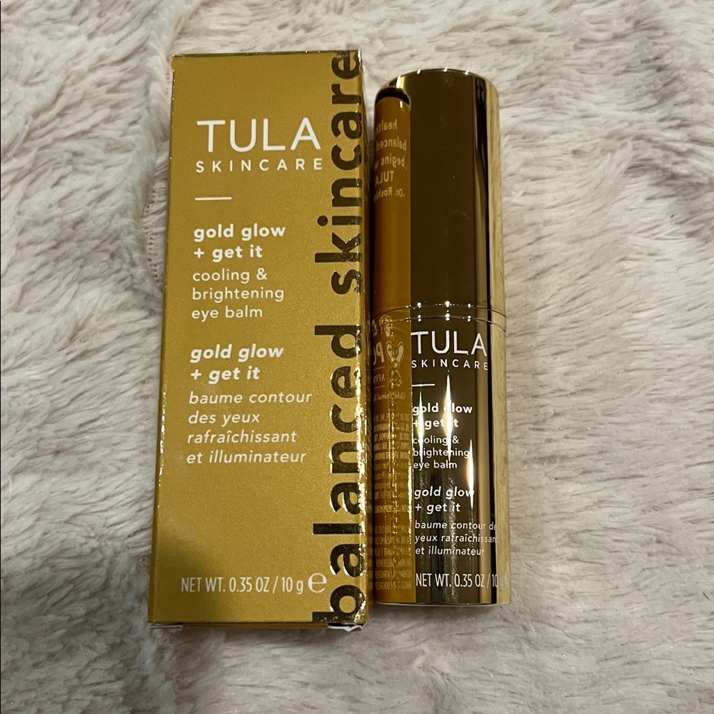 BNIB Tula Gold Glow Eye Balm